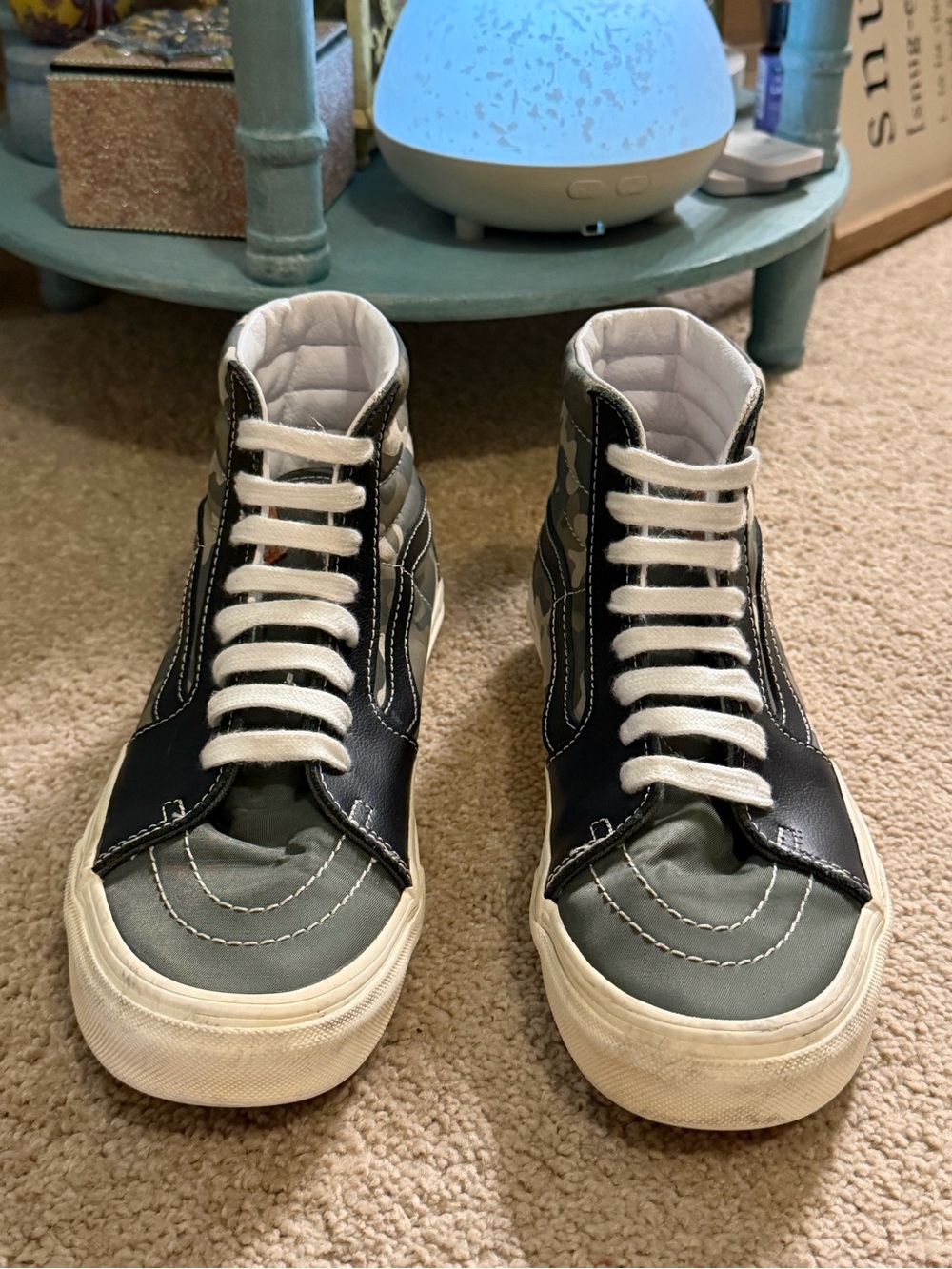 Vans Sk8-Hi Mixed Utility sneakers camo green black 7 - Picture 3 of 6